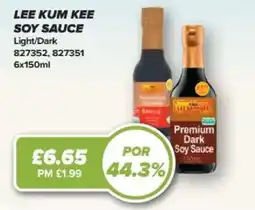 Bestway Lee Kum Kee soy sauce offer