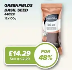 Bestway Greenfields basil seed offer
