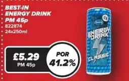 Bestway Best-in energy drink classic offer
