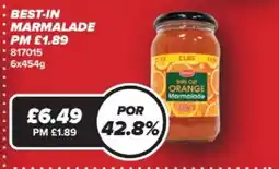 Bestway Best-In orange marmalade offer
