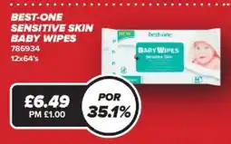 Bestway Best-one sensitive skin baby wipes offer