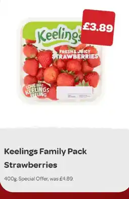 Spar Keelings family pack strawberries offer