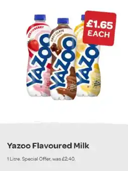 Spar Yazoo flavoured milk offer
