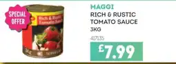 Bestway Maggi rich & rustic tomato sauce offer
