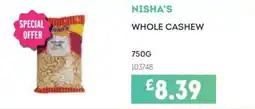 Bestway Nisha's whole cashew offer