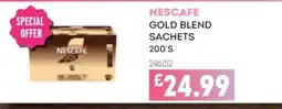 Bestway Nescafe gold blend sachets offer
