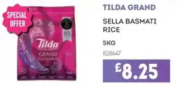 Bestway Tilda grand sella basmati rice offer
