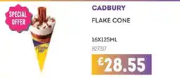 Bestway Cadbury flake cone offer