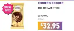 Bestway Ferrero rocher ice cream stick offer
