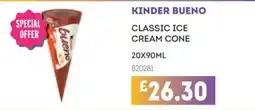 Bestway Kinder bueno classic ice cream cone offer