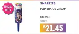 Bestway Smarties pop-up ice cream offer