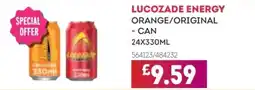 Bestway Lucozade energy orange/original offer