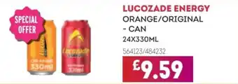 Bestway Lucozade energy orange/original offer