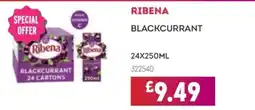 Bestway Ribena blackcurrant offer