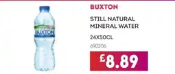Bestway Buxton still natural mineral water offer