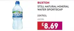 Bestway Buxton still natural mineral water sportscap offer