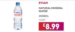 Bestway Evian natural mineral water offer