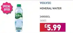 Bestway Volvic mineral water offer