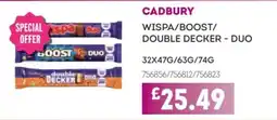 Bestway Cadbury wispa/boost/double deker - duo offer
