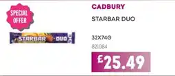 Bestway Cadbury starbar duo offer