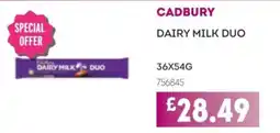 Bestway Cadbury dairy milk duo offer