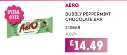 Bestway Aero bubbly peppermint chocolate bar offer