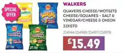 Bestway Walkers quavers cheese/wotsits cheese/squares offer