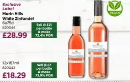 Bestway Marin Hills White Zinfandel offer