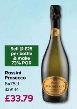 Bestway Rossini Prosecco offer