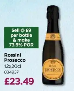 Bestway Rossini Prosecco offer