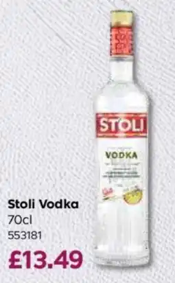 Bestway Stoli Vodka offer