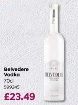 Bestway Belvedere vodka offer