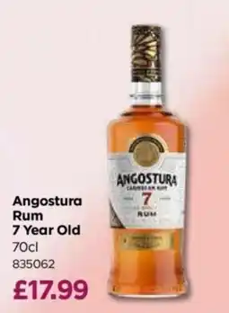 Bestway Angostura rum offer