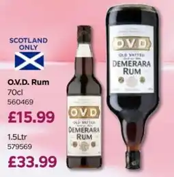 Bestway O.V.D. rum offer