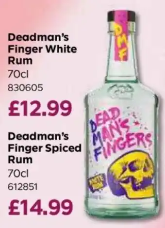 Bestway Deadman's Finger White Rum offer