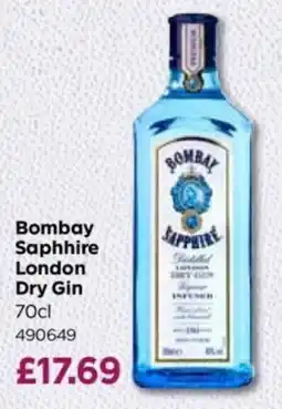 Bestway Bombay sapphire london dry gin offer