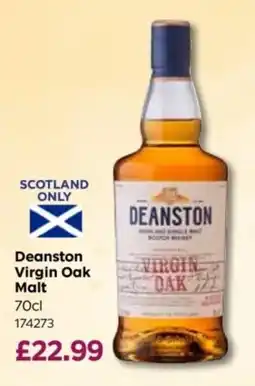 Bestway Deanston virgin oak malt offer