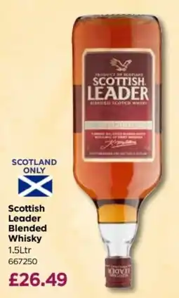 Bestway Scottish Leader Blended Whisky offer