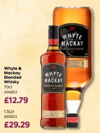 Bestway Whyte & Mackay Blended Whisky offer