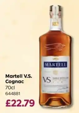 Bestway Martell V.S. Cognac offer