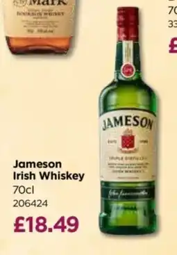 Bestway Jameson Irish Whiskey offer
