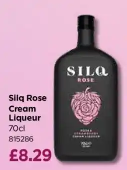 Bestway Silq rose cream liqueur offer