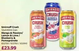Bestway Smirnoff crush offer