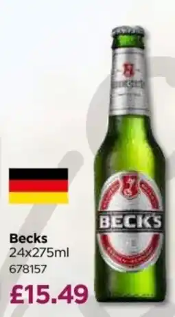 Bestway Becks offer