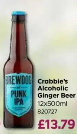 Bestway Crabbie's alcoholic ginger beer offer