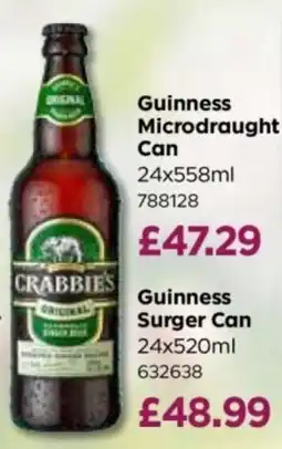 Bestway Guinness Microdraught Can offer