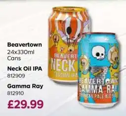 Bestway Beavertown neck oil ipa offer