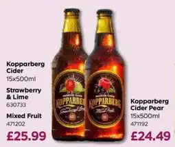 Bestway Kopparberg cider offer