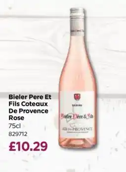 Bestway Bieler Pere Et Fils Coteaux De Provence Rose offer