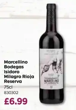 Bestway Marcellino Isidoro Rioja Reserva offer